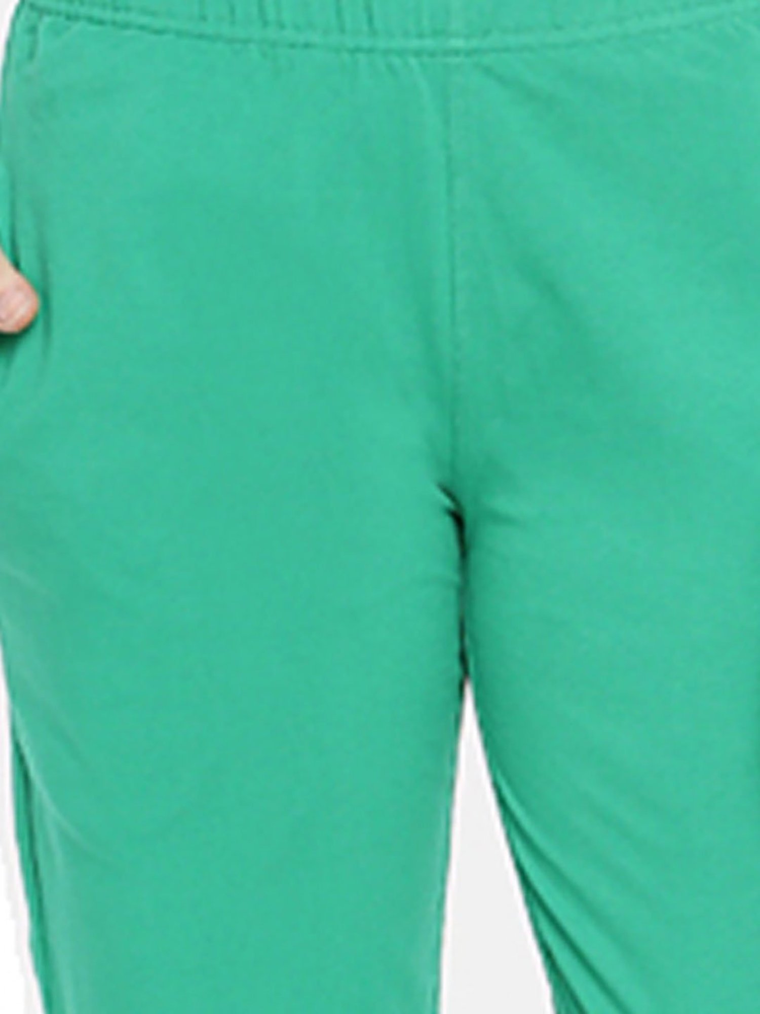 Dollar Missy Rani Pink & Forest Green Regular Fit Cigarette Trousers (Pack  of 2)