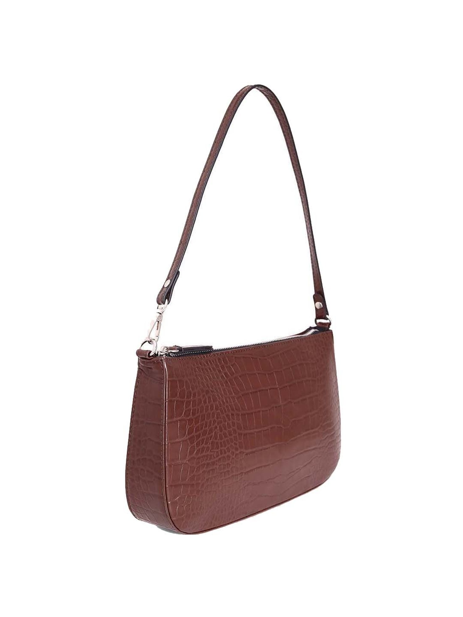 BELWABA Brown Textured Small Shoulder Bag