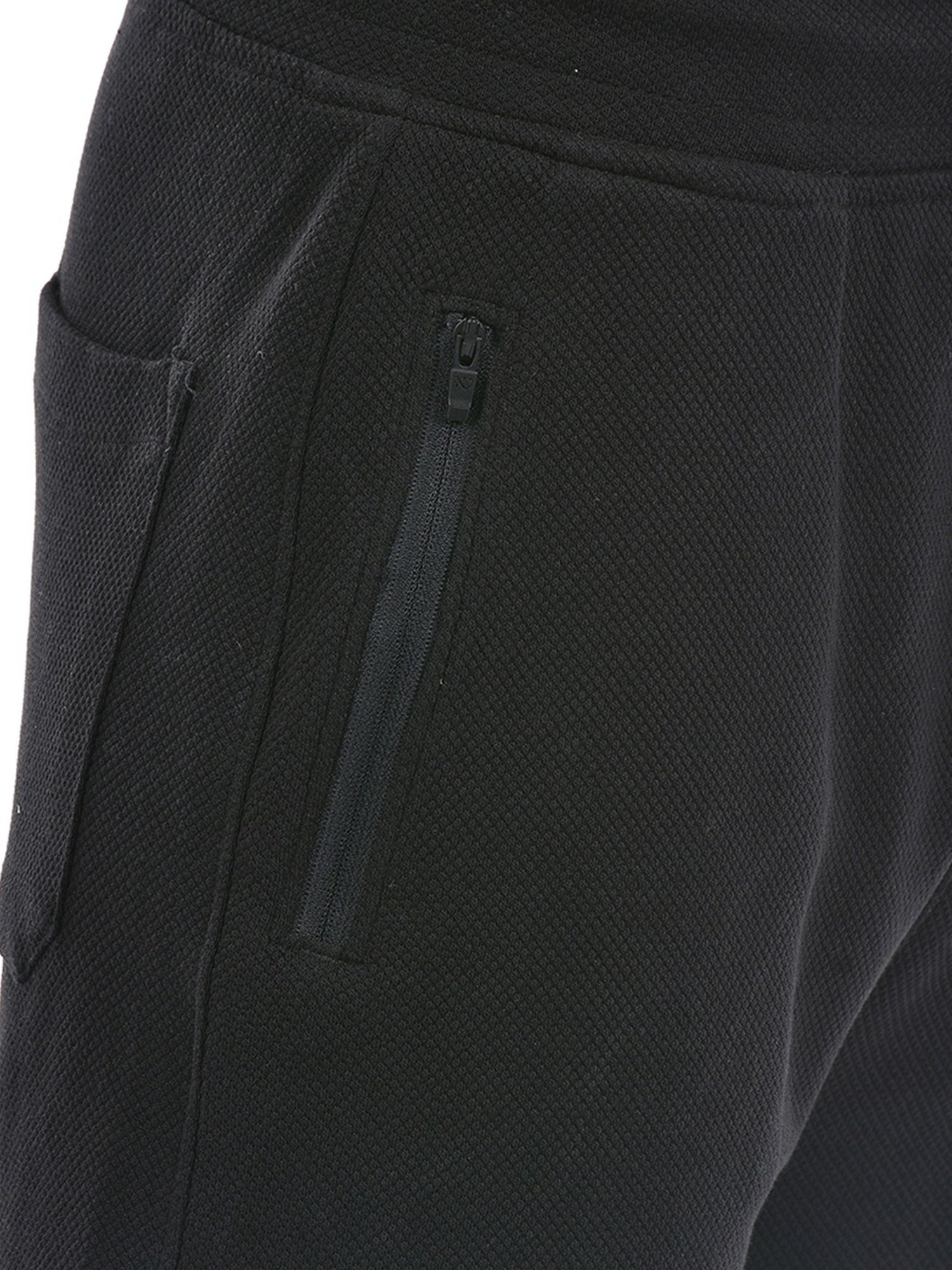 Numero Uno Black Regular Fit Sports Shorts