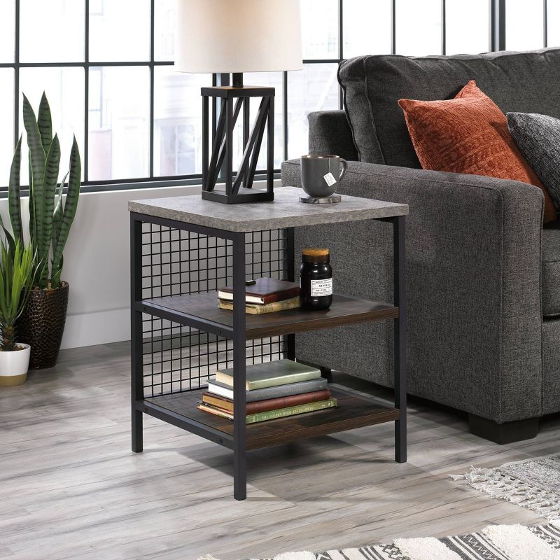 Market Commons Side Table Walnut - Sauder