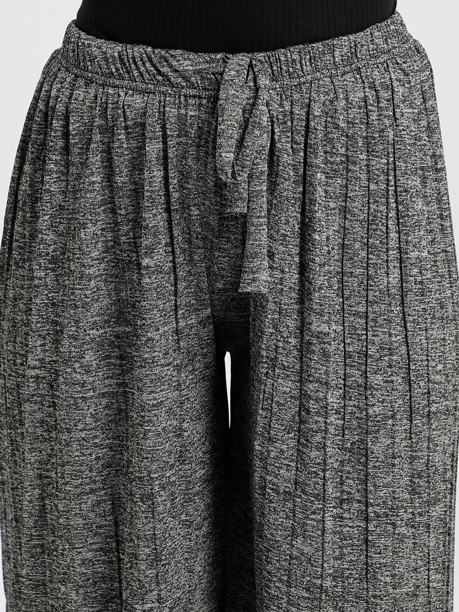 Aditi Wasan Grey Relaxed Fit Pleated Culottes