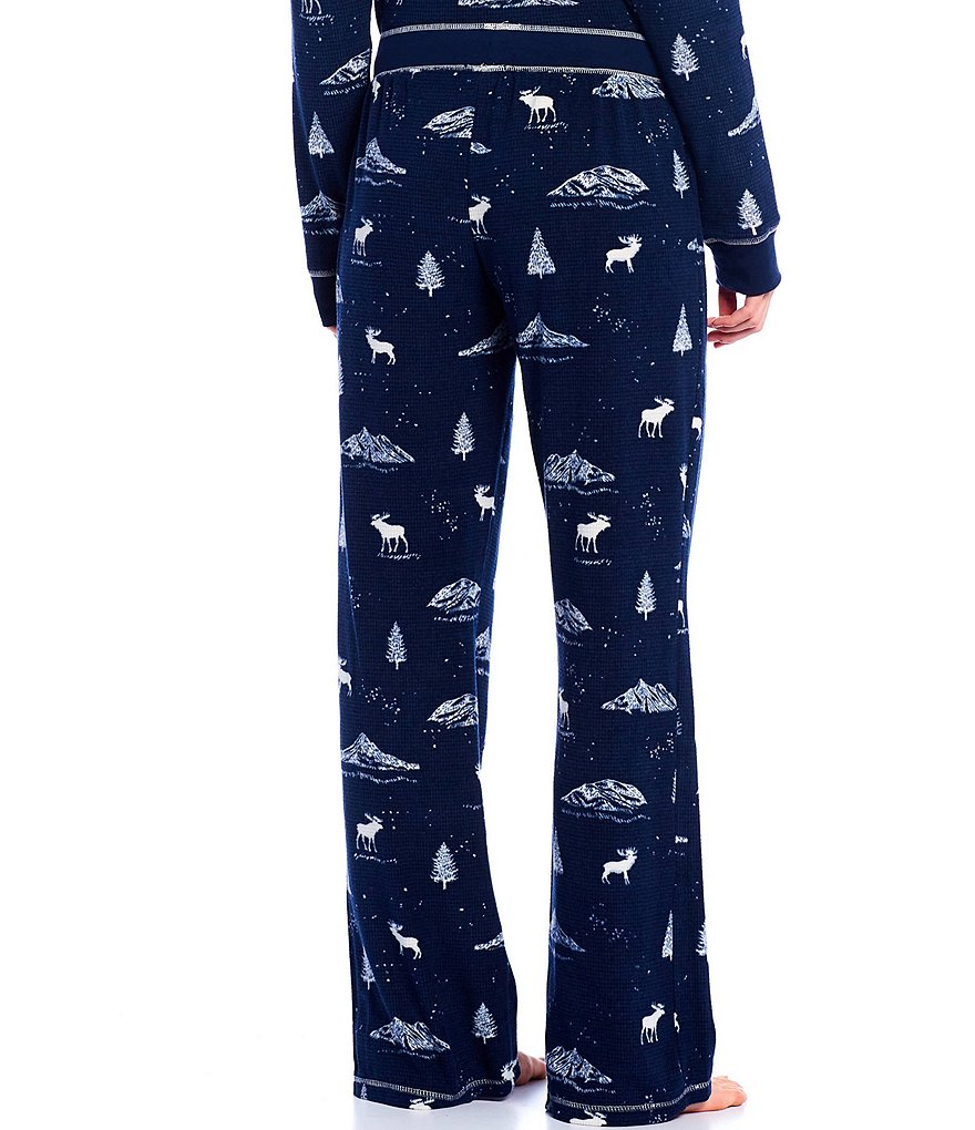 PJ Salvage Let's Get Toasty Printed Thermal Coordinating Sleep Pants
