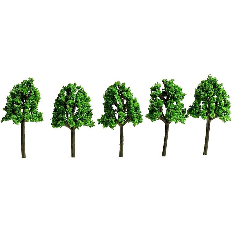 Bright Creations 30 Pieces Miniature Model Trees for Dioramas, Arts and Crafts (8 Sizes)