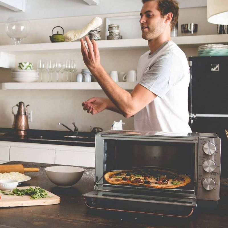 Crux 6 Slice Digital Air Fryer Toaster Oven