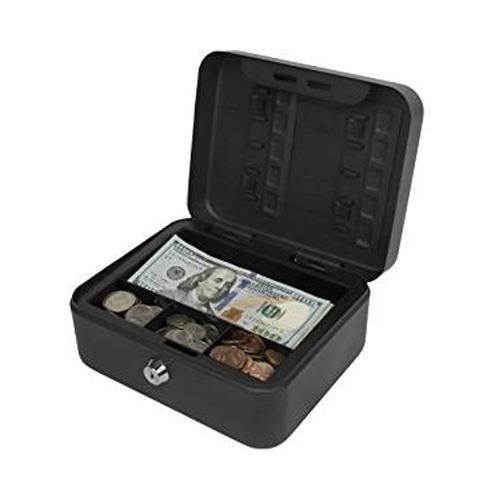 Royal Sovereign RSCB-100 Compact Steel Cash Box 1Bill & 3Coin Compartments