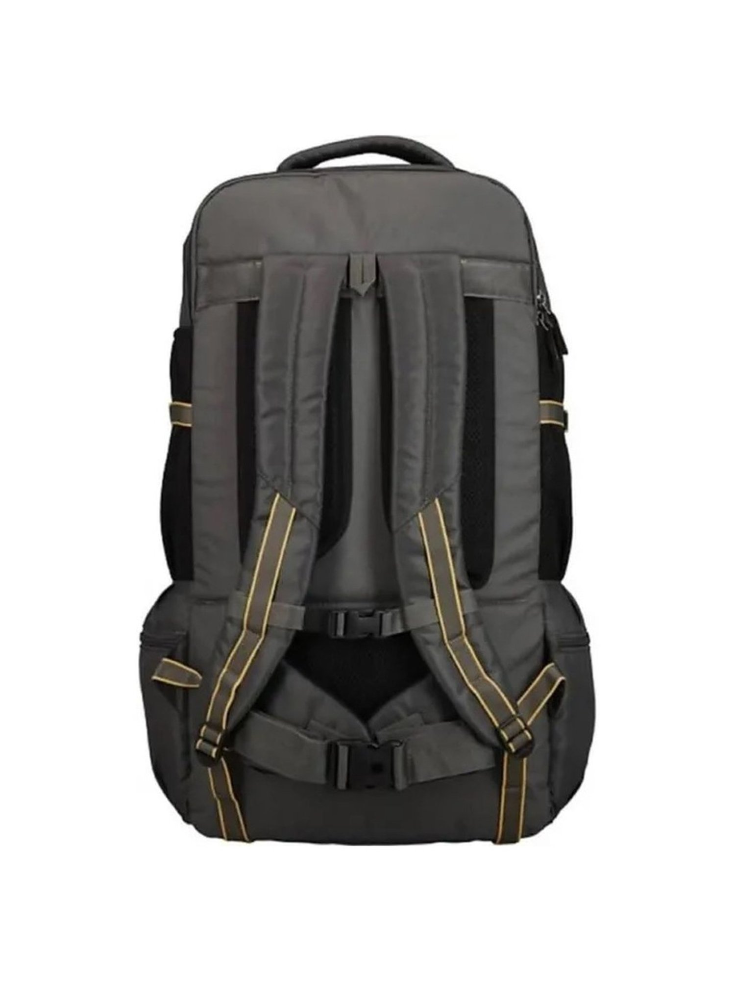 Aristocrat Peak Grey Solid Polyester Rucksack - 35 Ltrs