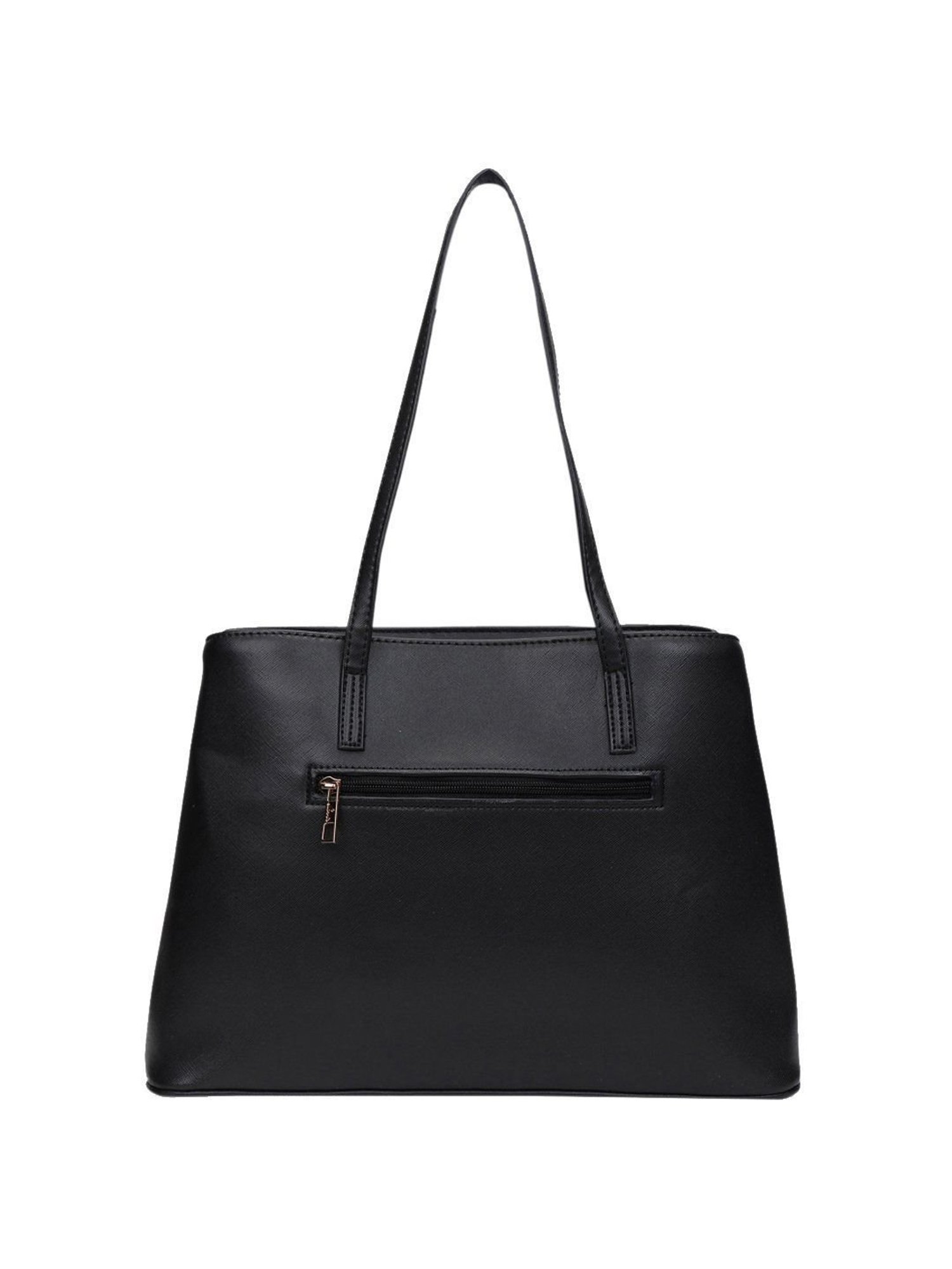 Lavie Bagan Black Solid Shoulder Handbag