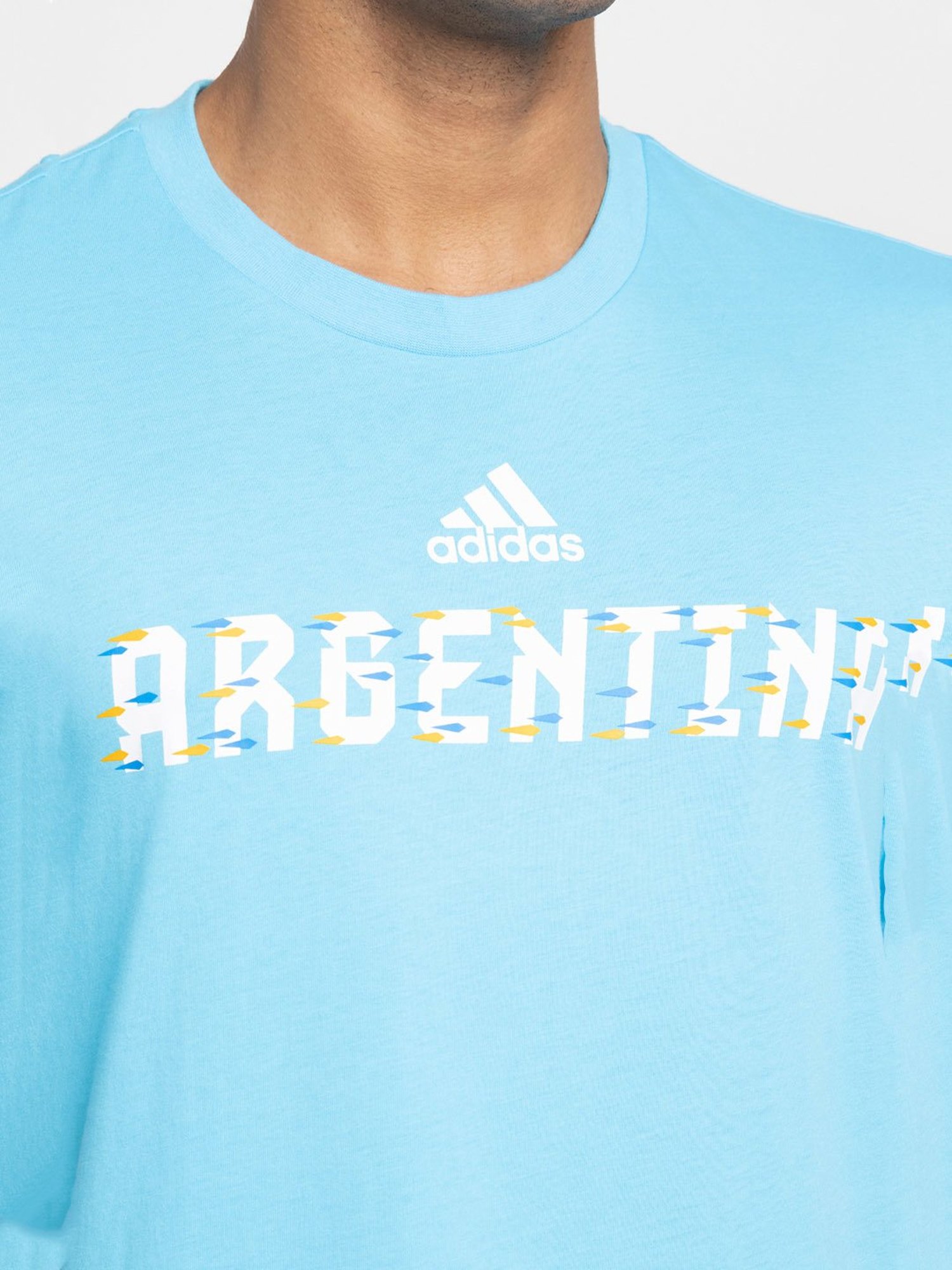 adidas Aqua Regular Fit Cotton ARGENTINA T-Shirt