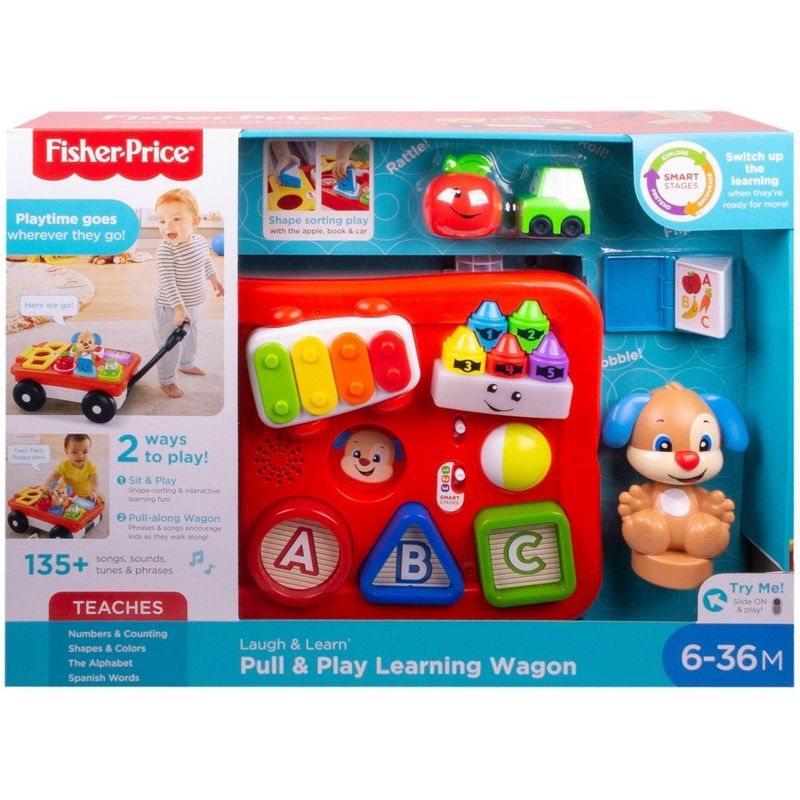 Fisher-Price Laugh And Learn Pull And Play Learning Wagon