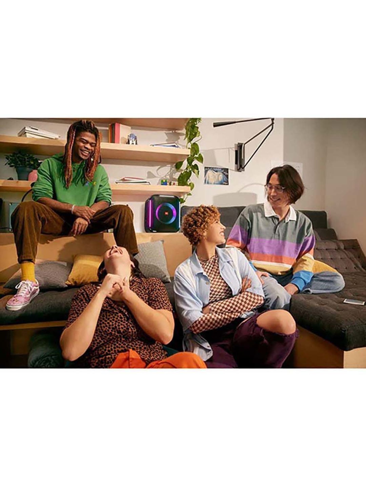 Zebronics Zeb-Warrior II 2.0 Channel 10W Speaker with RGB LED Lights (Black)