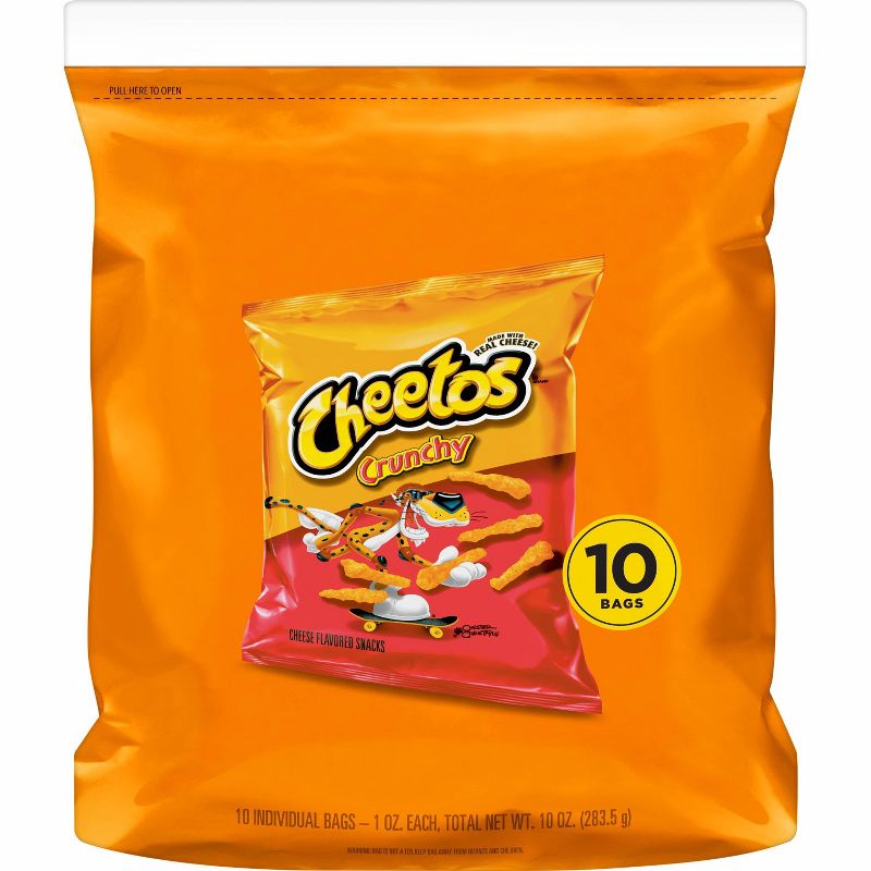 Cheetos Crunchy Cheese Flavored Snacks - 10ct