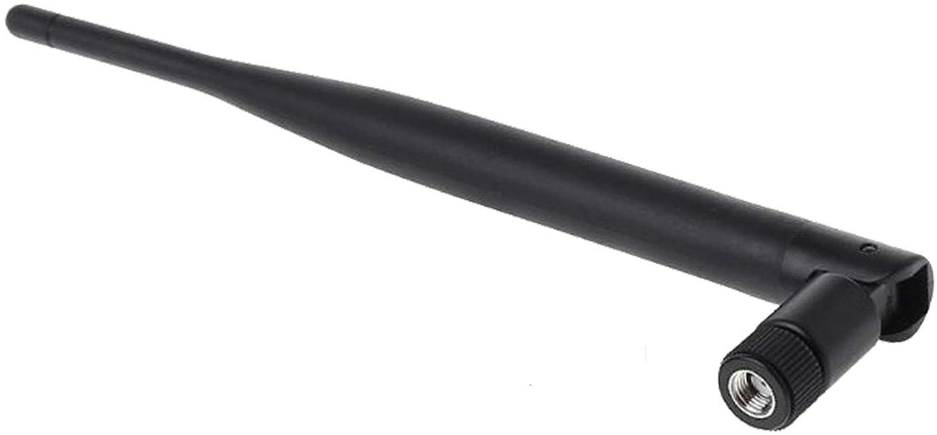 ALAMSCN 6dBi 2.4GHz 5.8GHz Dual Band RP-SMA Antenna + 35cm U.fl/IPEX Extension Pigtail Cable to RP SMA Famale Connector for Wireless Router Aerial WiFi WAN Repeater Network (Pack of 4)