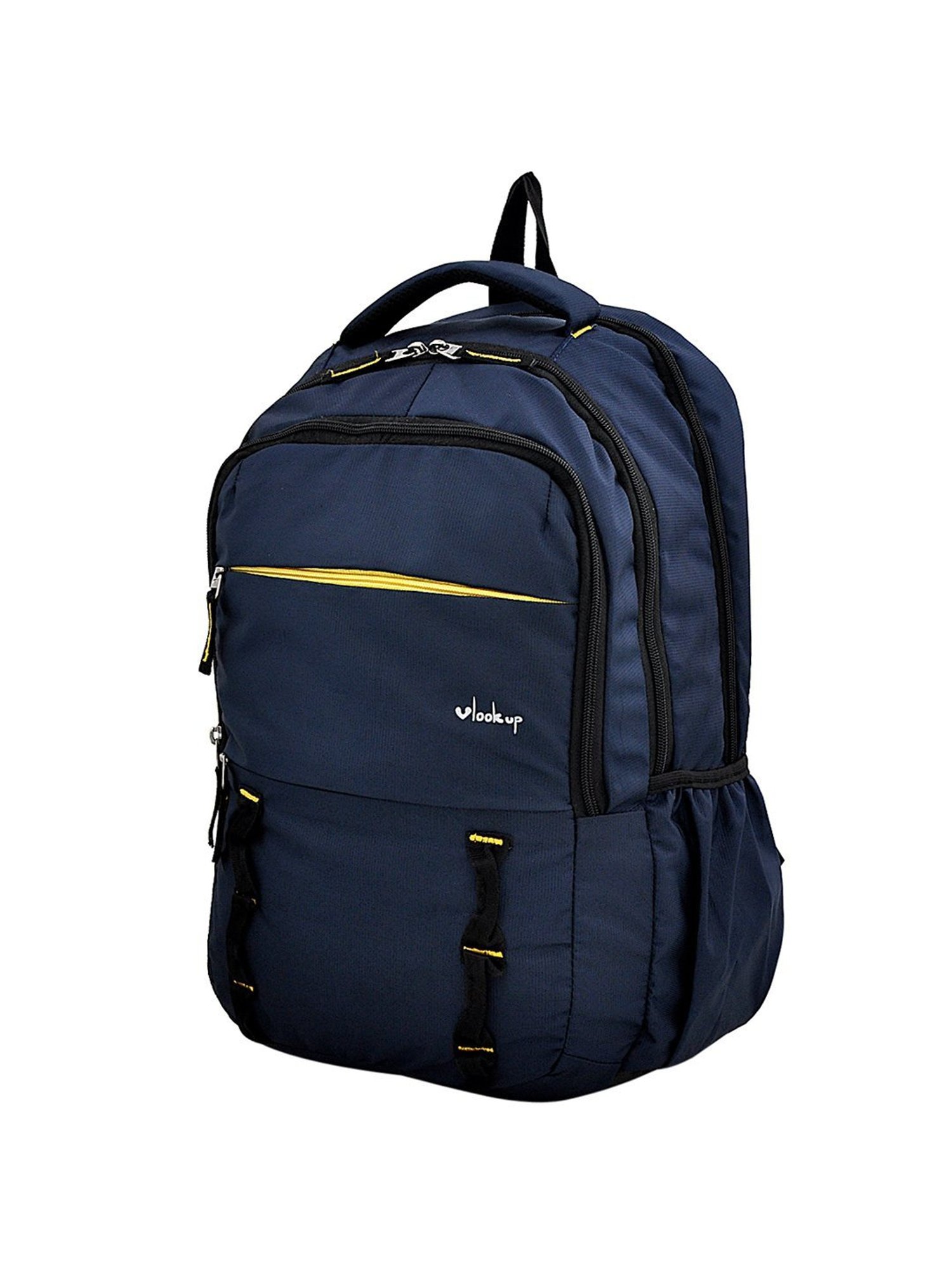 Yelloe Navy Medium Laptop Backpack
