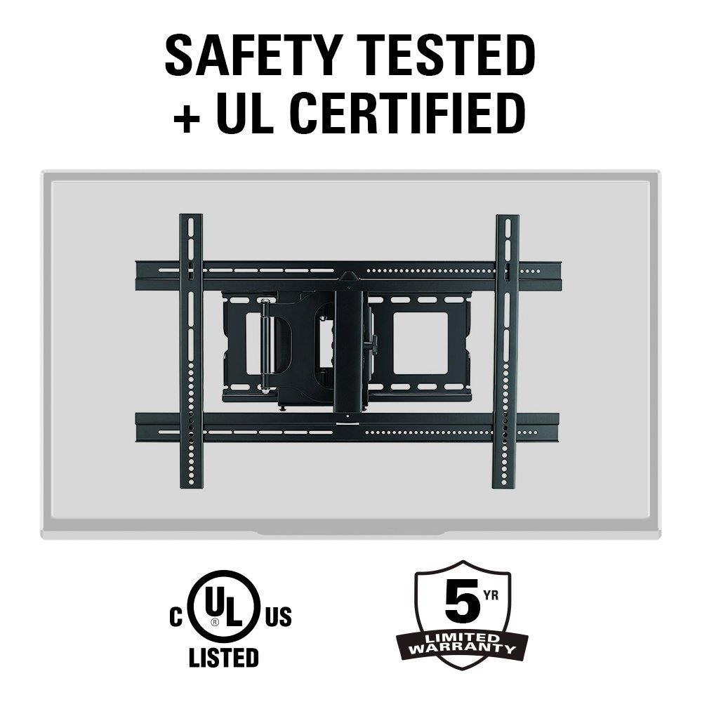 Sanus MLF13-B1 Articulating Universal Wall Mount for 37-80-Inch Screen