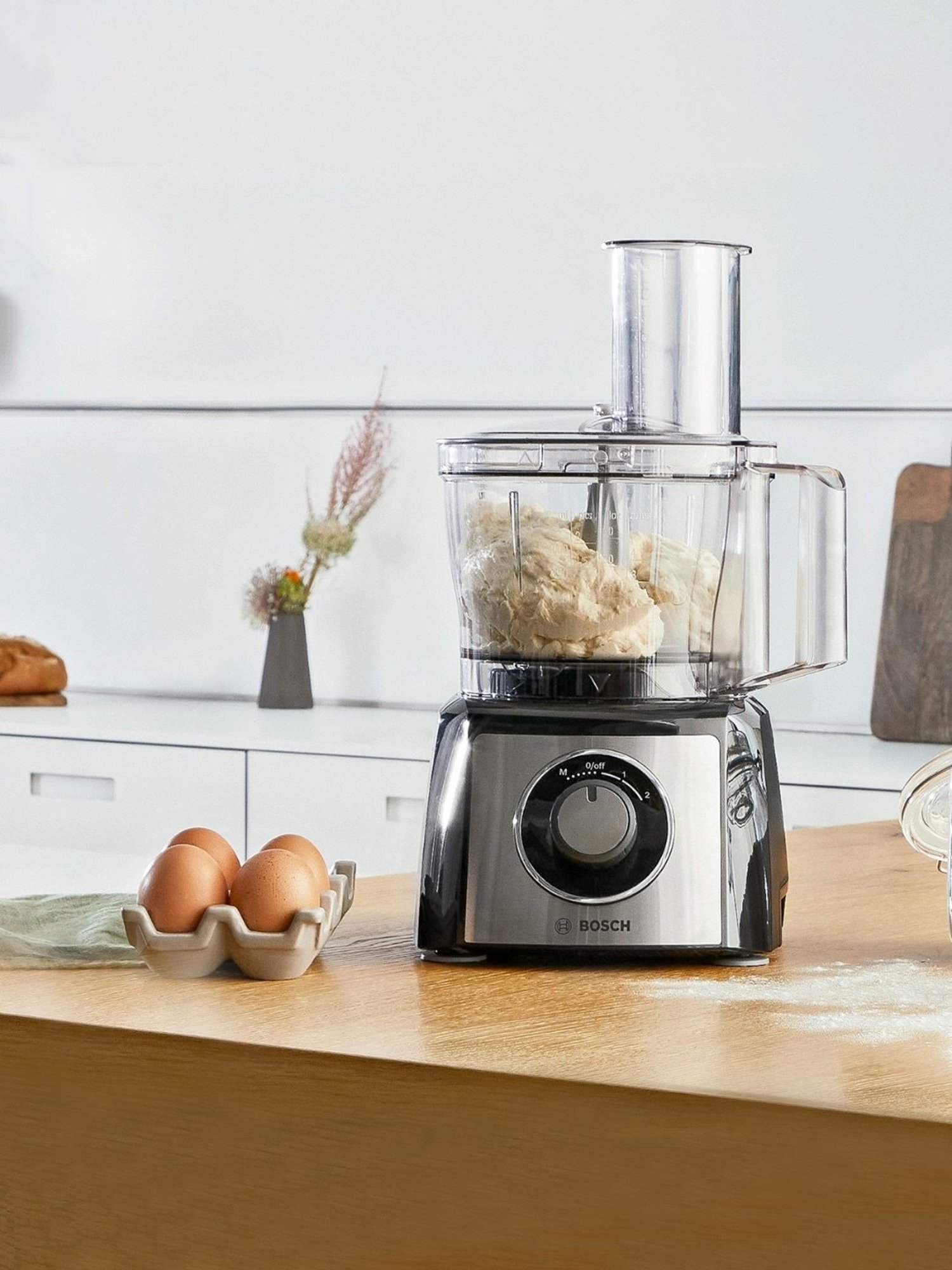 Bosch MCM3501M 800 Watts 2 Jar Food Processor with BPA Free Plastic (Black)