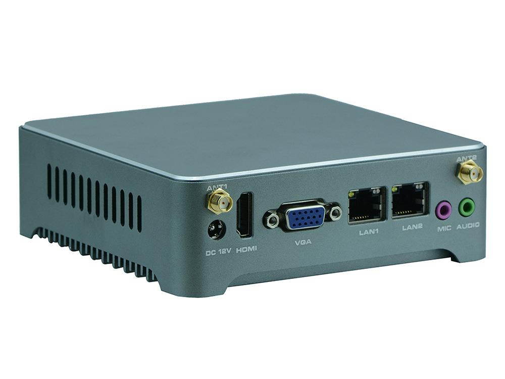 Desktop Computer Fanless Mini PC NANO PC Windows 10 OEM/ Linux With Intel Celeron N2805 Partaker N3 1 LAN 8G RAM 240G SSD