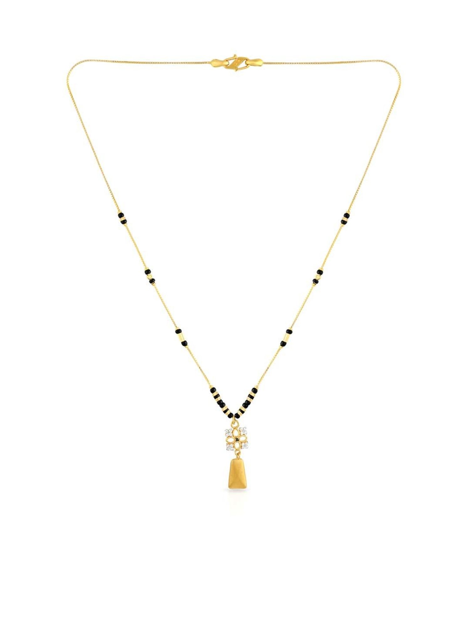 P.N.Gadgil Jewellers Noir Grace 22k Gold Mangalsutra