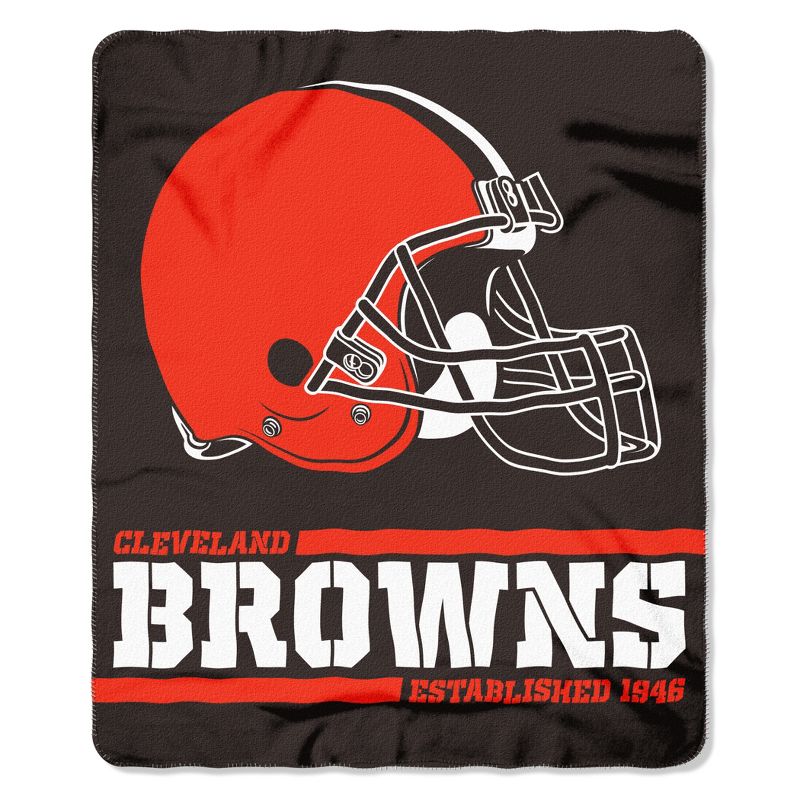 The Northwest Company Cleveland Browns Fleecee Throw , Brown