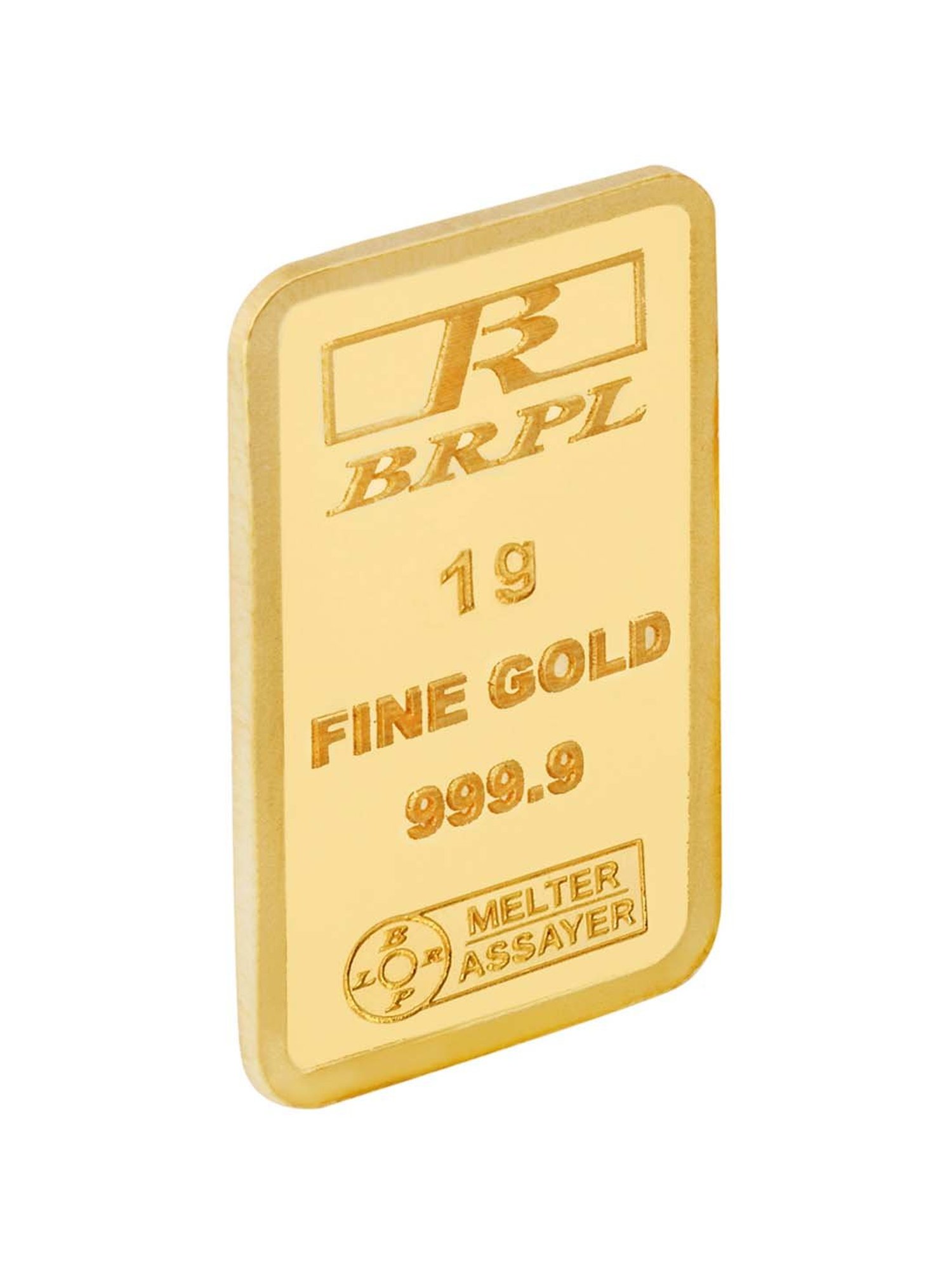 Bangalore Refinery 24k (999.9) 1gm Gold Bar