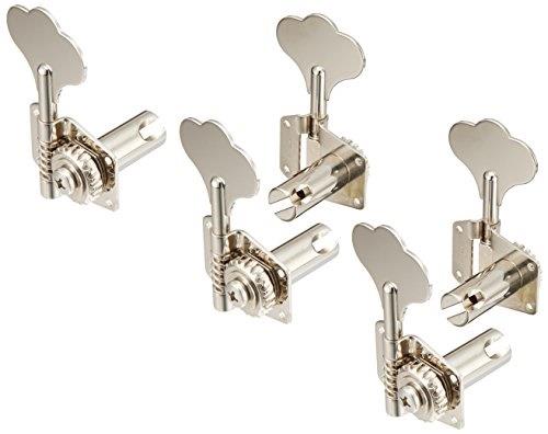 schaller bass machine heads nickel  3 left + 2 right, buttons: bm