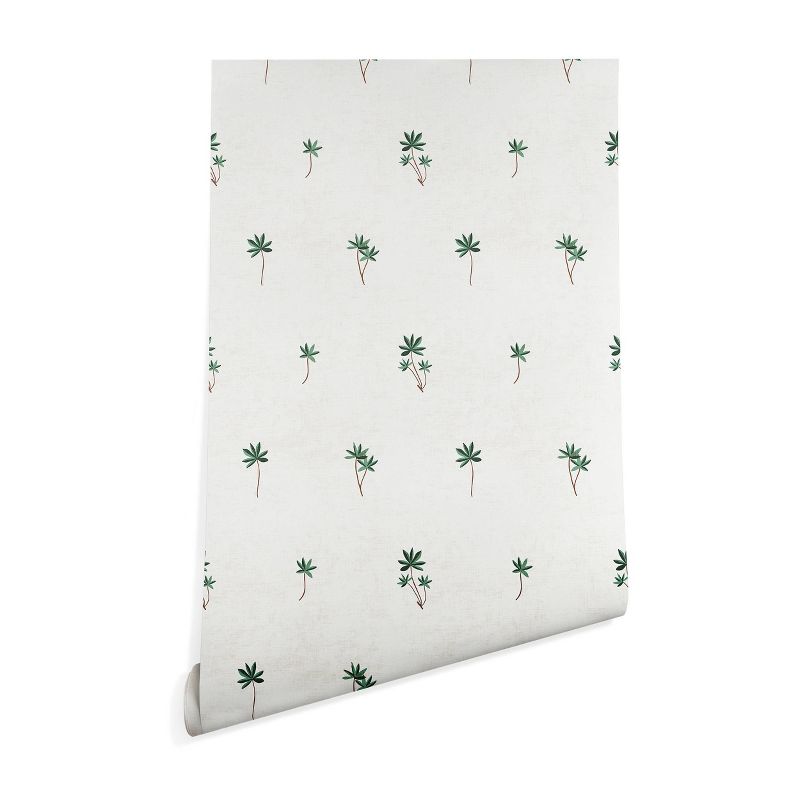 2"x8" Holli Zollinger Palma Wallpaper White - Deny Designs