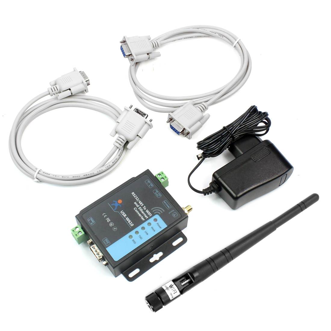 USR-WIFI232-602 V2 RS232 WIFI converters RS232 to Wireless 802.11 b/g/n Converters with Router Function