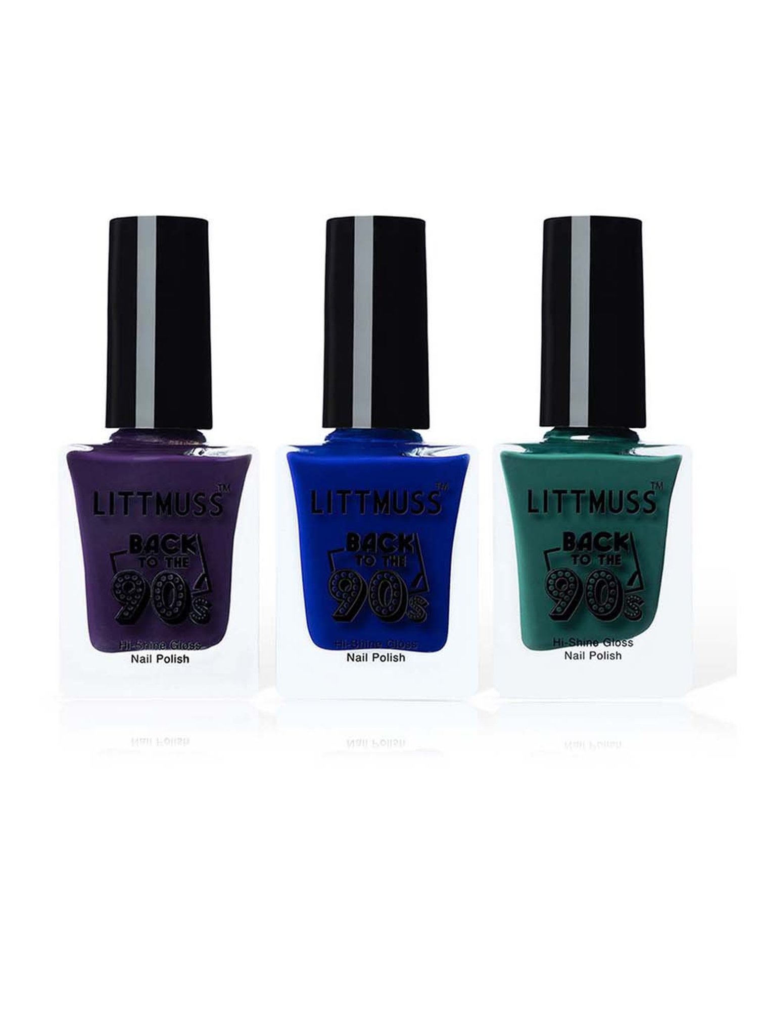 Littmuss Word From The Bird Back To The 90s Hi Shine Gloss Nail Polish Combo - 28.5 ml