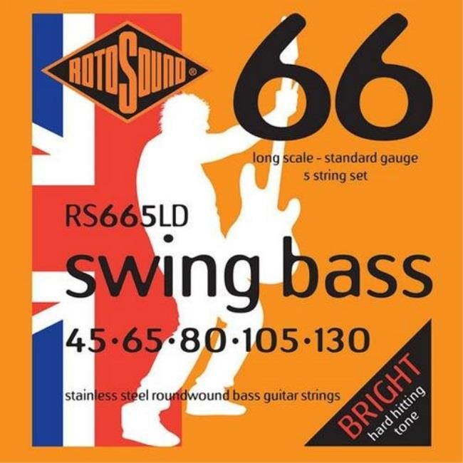 Rotosound RS665LD Swing Bass 5-String Set, Long Scale, Standard Gauge
