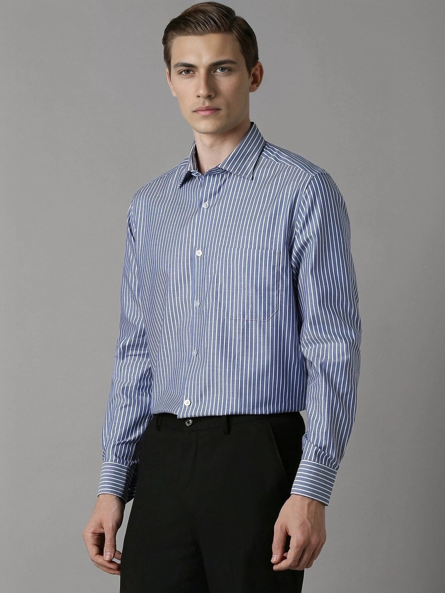 Arrow Sport Dark Green Cotton Slim Fit Shirt