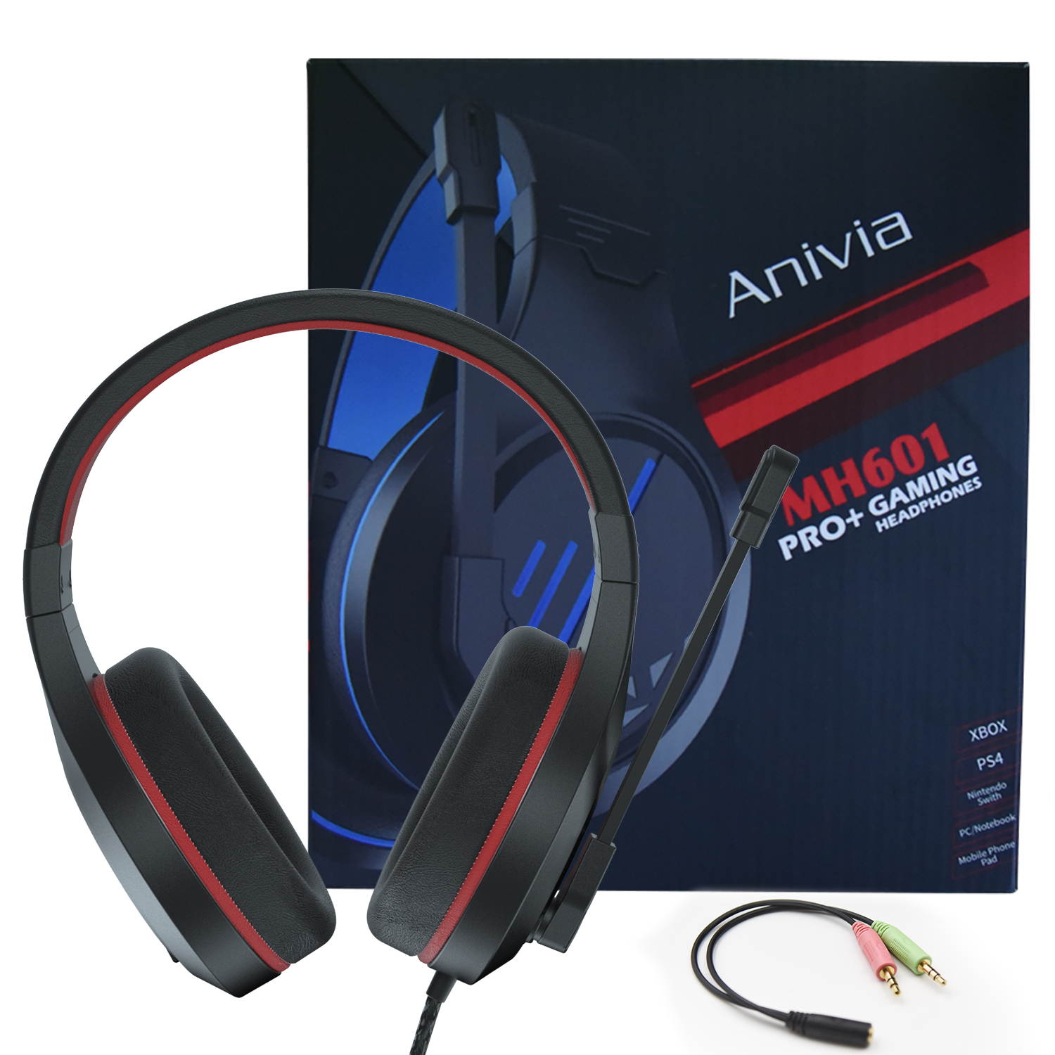 PC Gaming Headset with Mic, PS4 Gaming Headset,Stereo Gaming Headphone for PS4, Xbox One, Nintendo Switch, PC, Mac, Laptop, Android,Smartphone, Tablet(MH601/BLUE) &hellip;