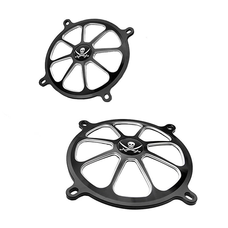 Audio Fairing Mount Speaker Grill Cover for Harley Davidson Touring Street Glide FL Trike 19962013 Pirate