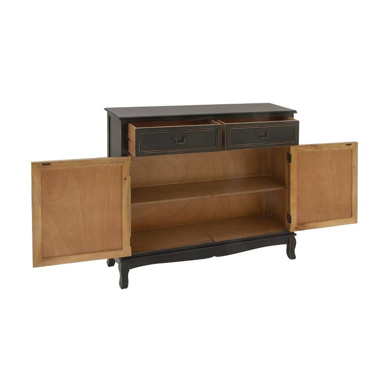 Carmel Sideboard Dark Brown/Black - Chique