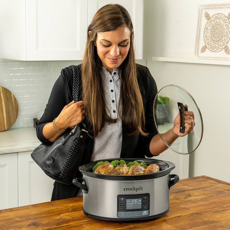 Crock Pot 6qt My Time  Slow Cooker - Silver