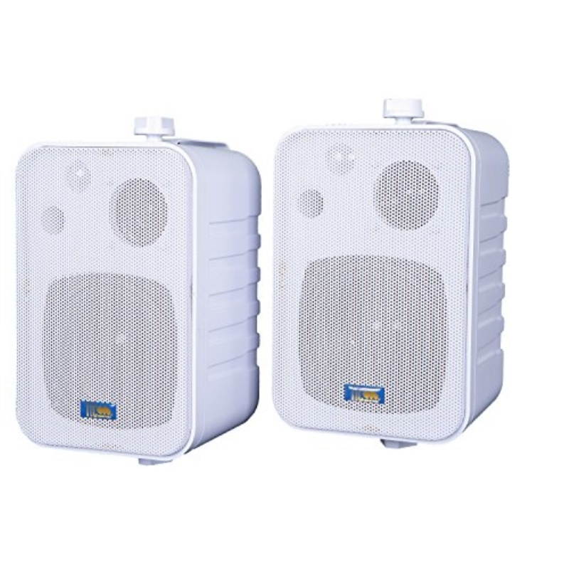 TIC ASP25-W 3-Way Outdoor Weather-Resistant Patio Speakers (Pair) - White