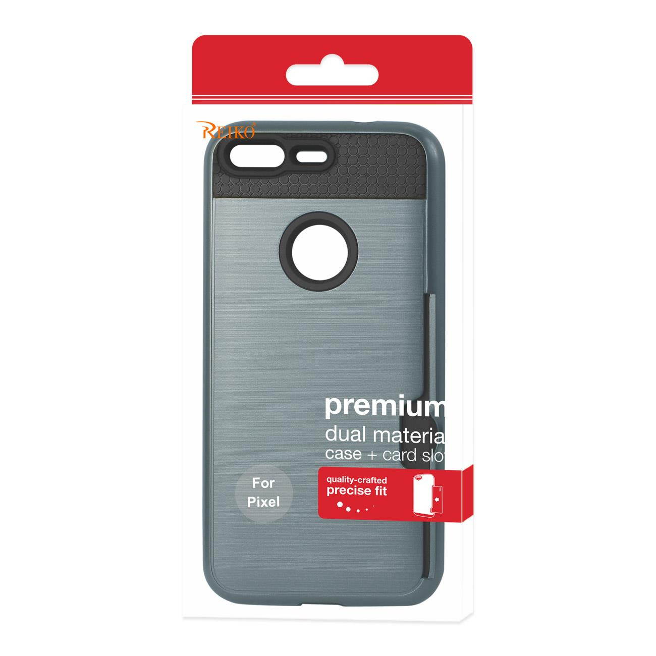 REIKO GOOGLE PIXEL HYBRID CASE WITH CARD HOLDER IN NAVY