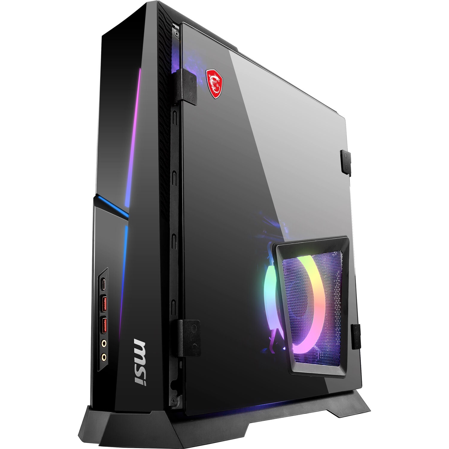MSI MPG Trident AS 10TD Gaming and Entertainment Desktop PC (Intel i7-10700F 8-Core, 16GB RAM, 256GB PCIe SSD + 1TB HDD (2.5), NVIDIA RTX 3070, Wifi, Bluetooth, 2xUSB 3.2, 1xHDMI, Win 10 Pro)