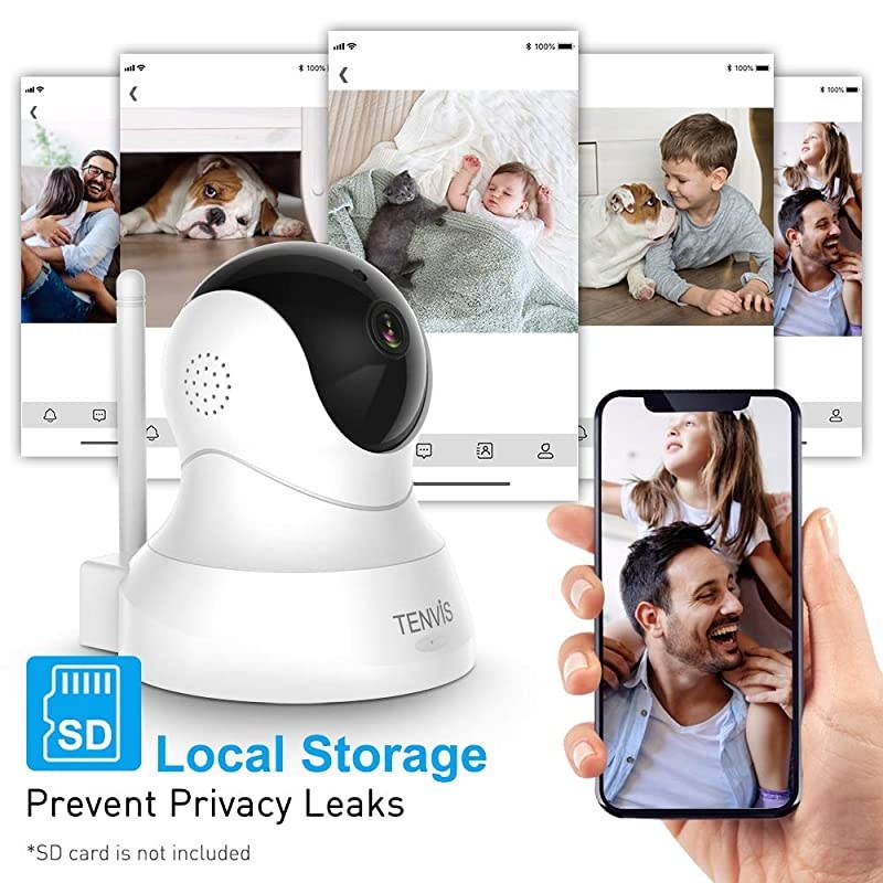Pet Camera  1080P Pet Camera with Phone App Speaker Wireless Monitor Camera with Motion Detection 2Way Audio Night Vision Security Camera with Android iOS APP