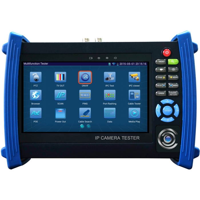 7 Inch Touch Screen 1080P HDMI IP Camera Tester/POE,WIFI, UTP Cable scan, Ping Test
