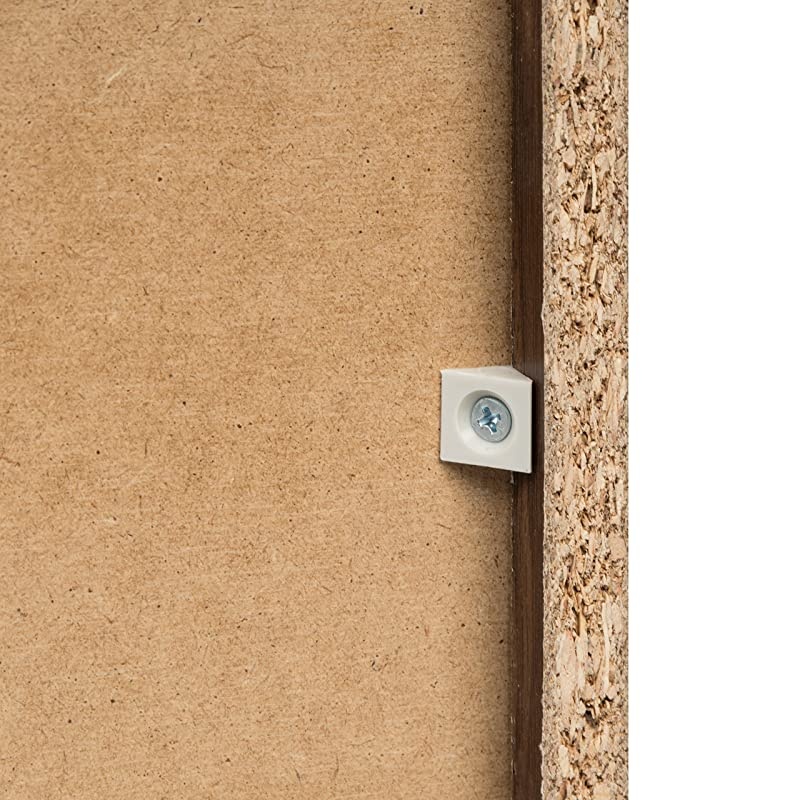 USA UB-6035 Space Saving Unit with Adjustable Shelf, 14"W x 24"H, Walnut Brown