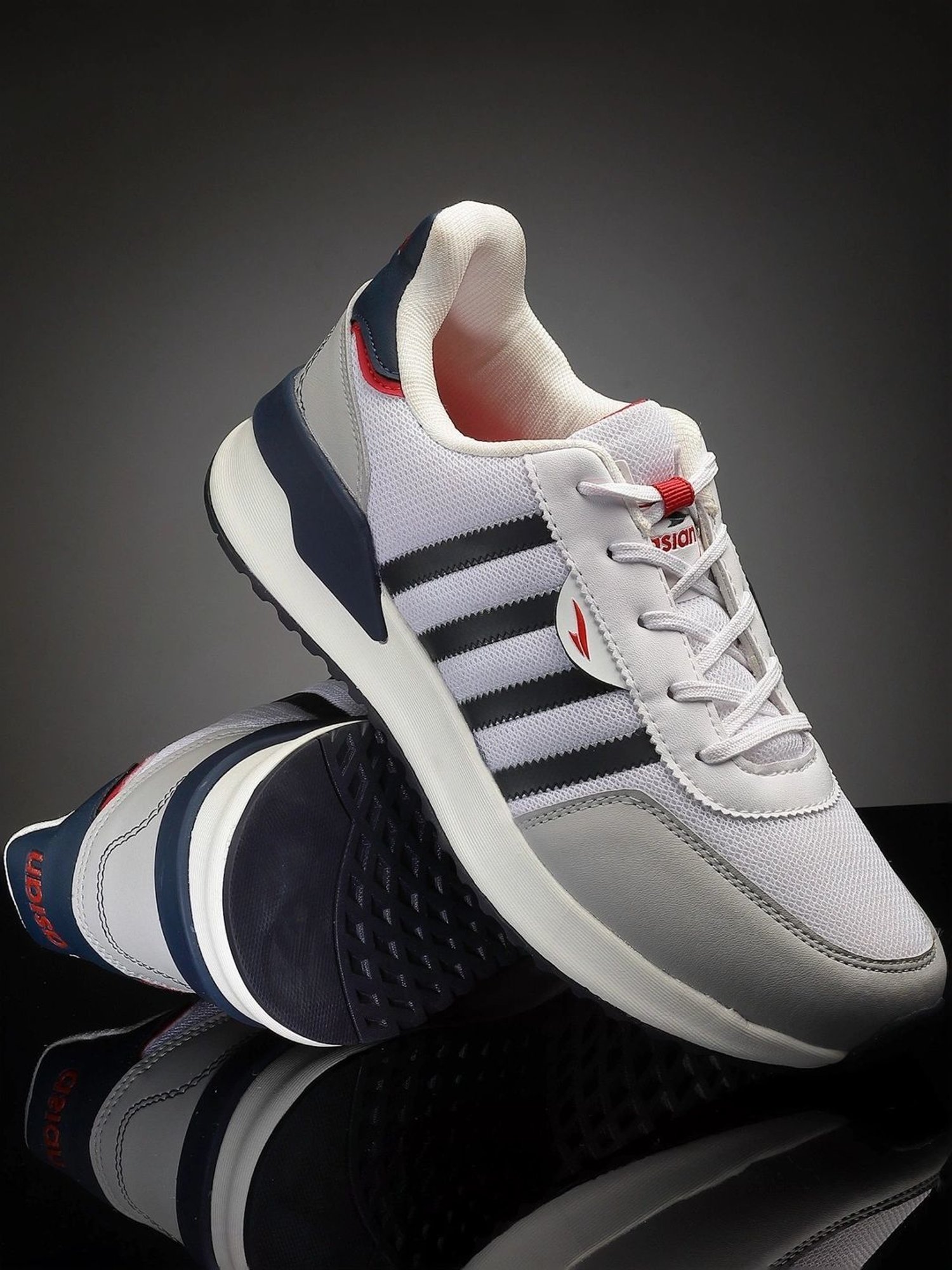 Asian Men's White Casual Sneakers