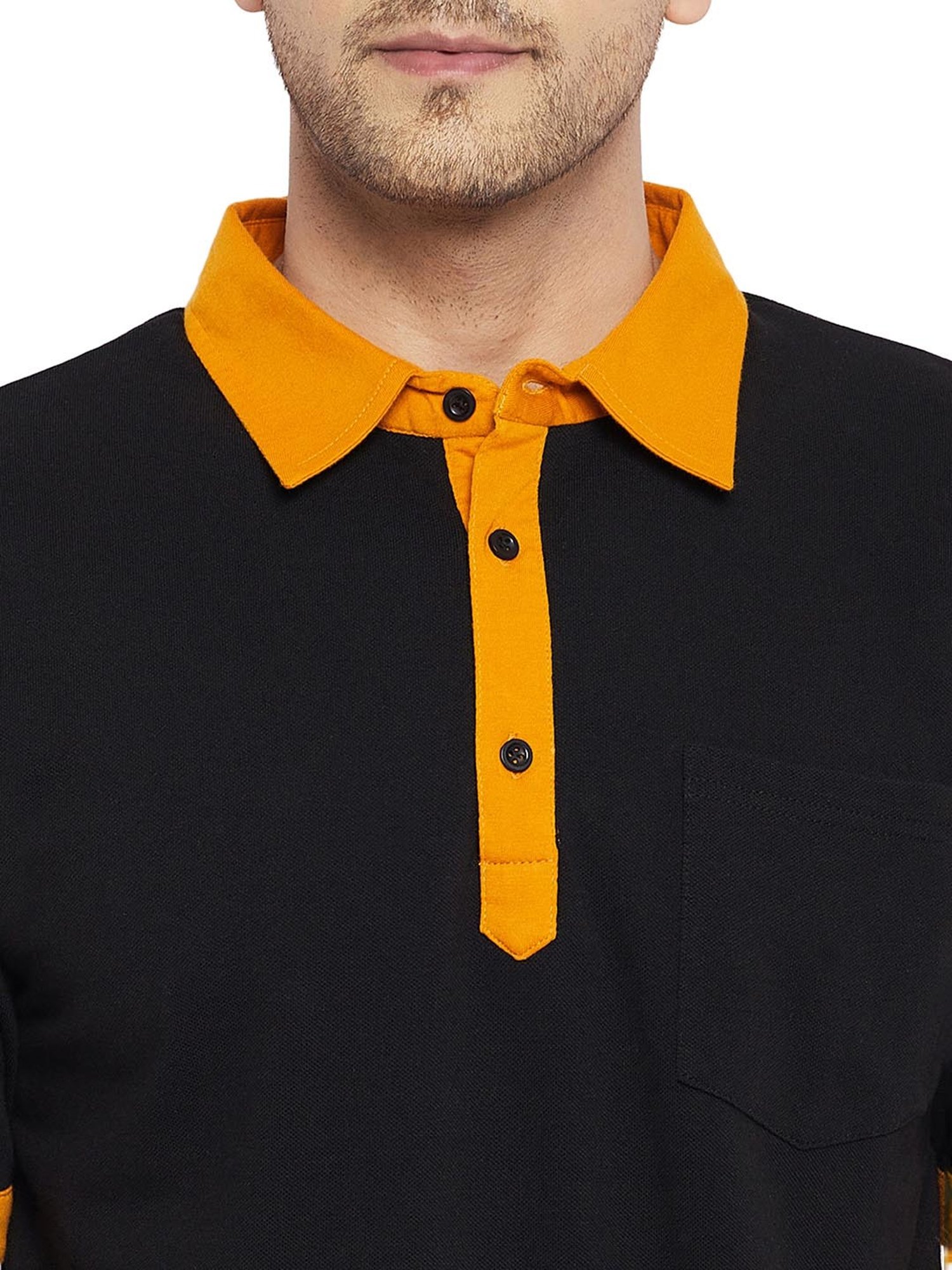 Hypernation Black Polo T-Shirt