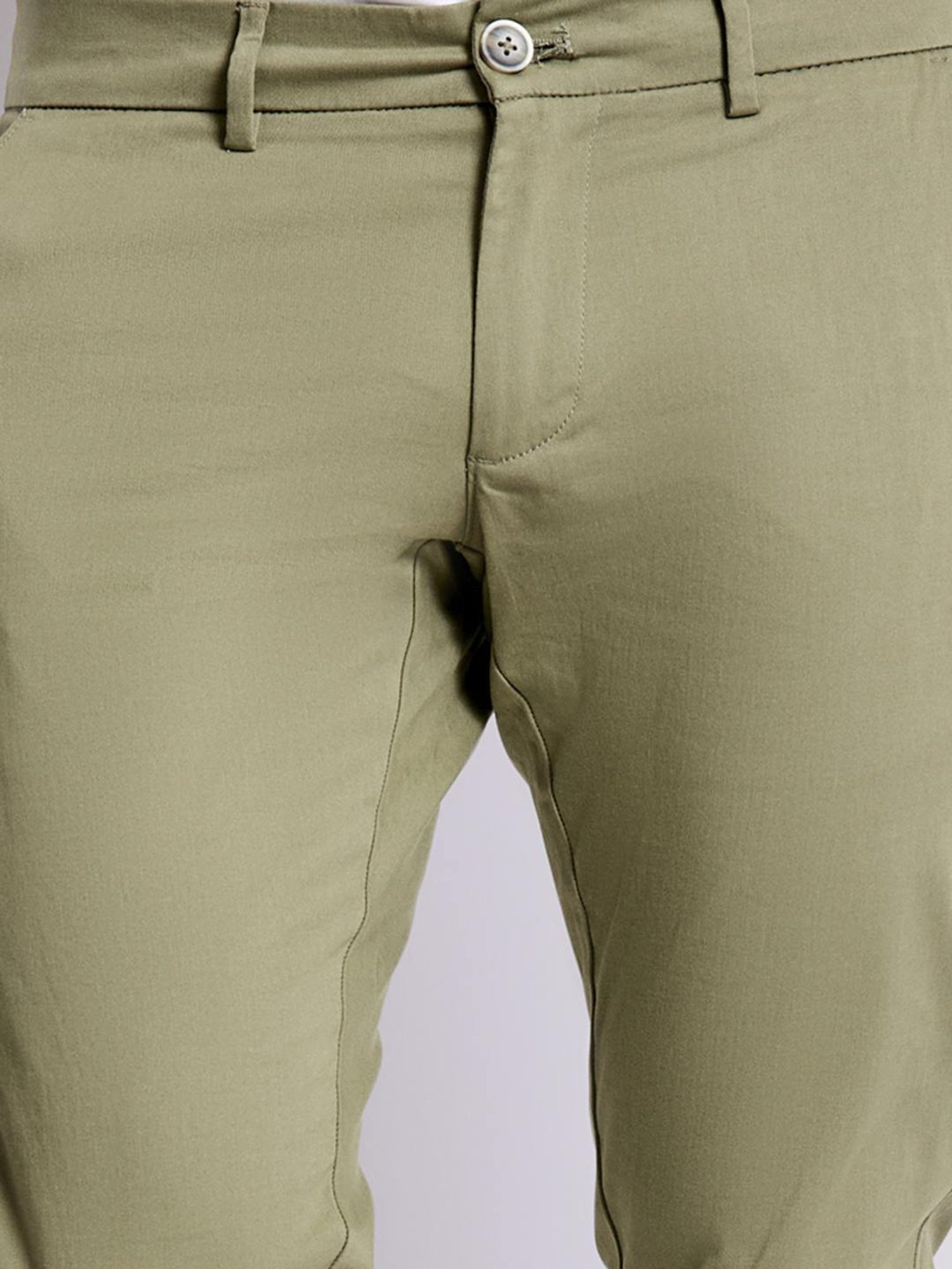 Bruun & Stengade Green Slim Fit Chinos