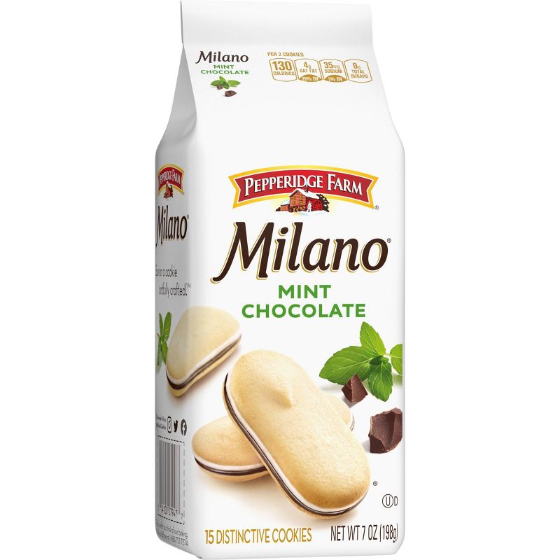 Pepperidge Farm Milano Mint Chocolate Cookies - 7oz