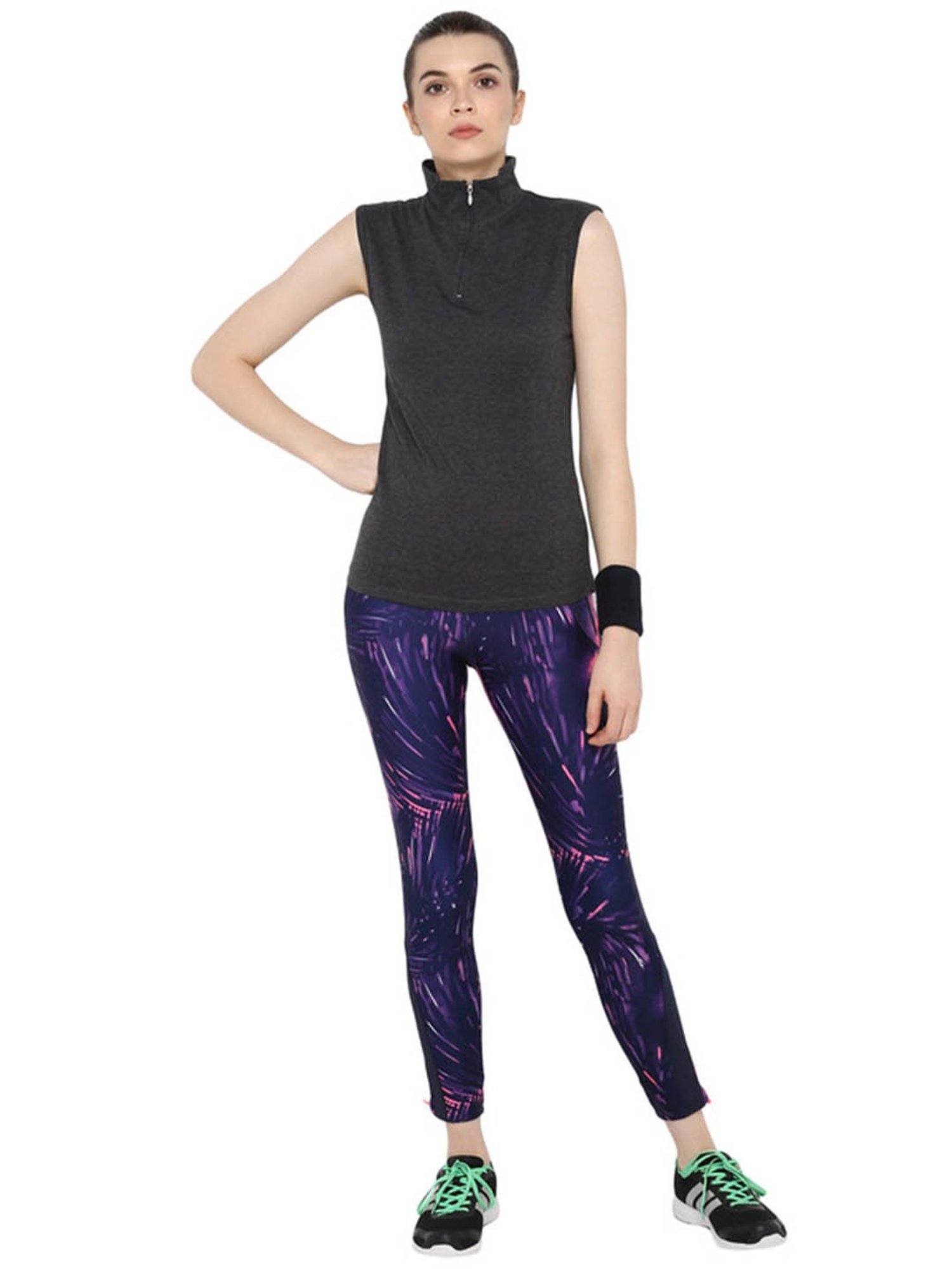 Appulse Charcoal & Dark Pink Cotton T-Shirt - Pack of 2