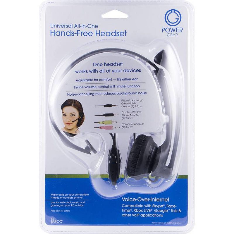 Power Gear Universal All-in-One Wired Headset