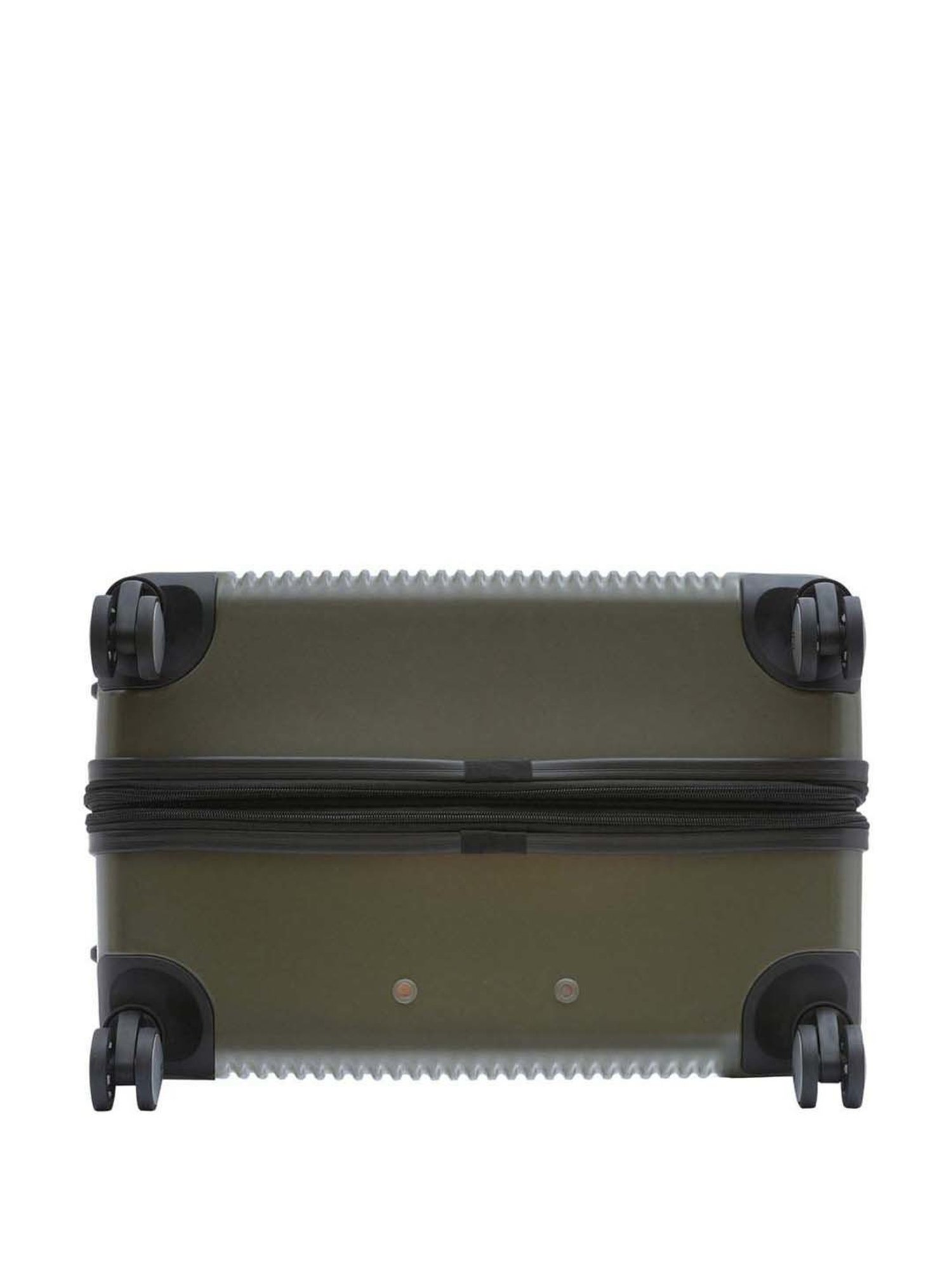 Tommy Hilfiger Empire X Green Textured Hard Cabin Trolley Bag - 57 Cms