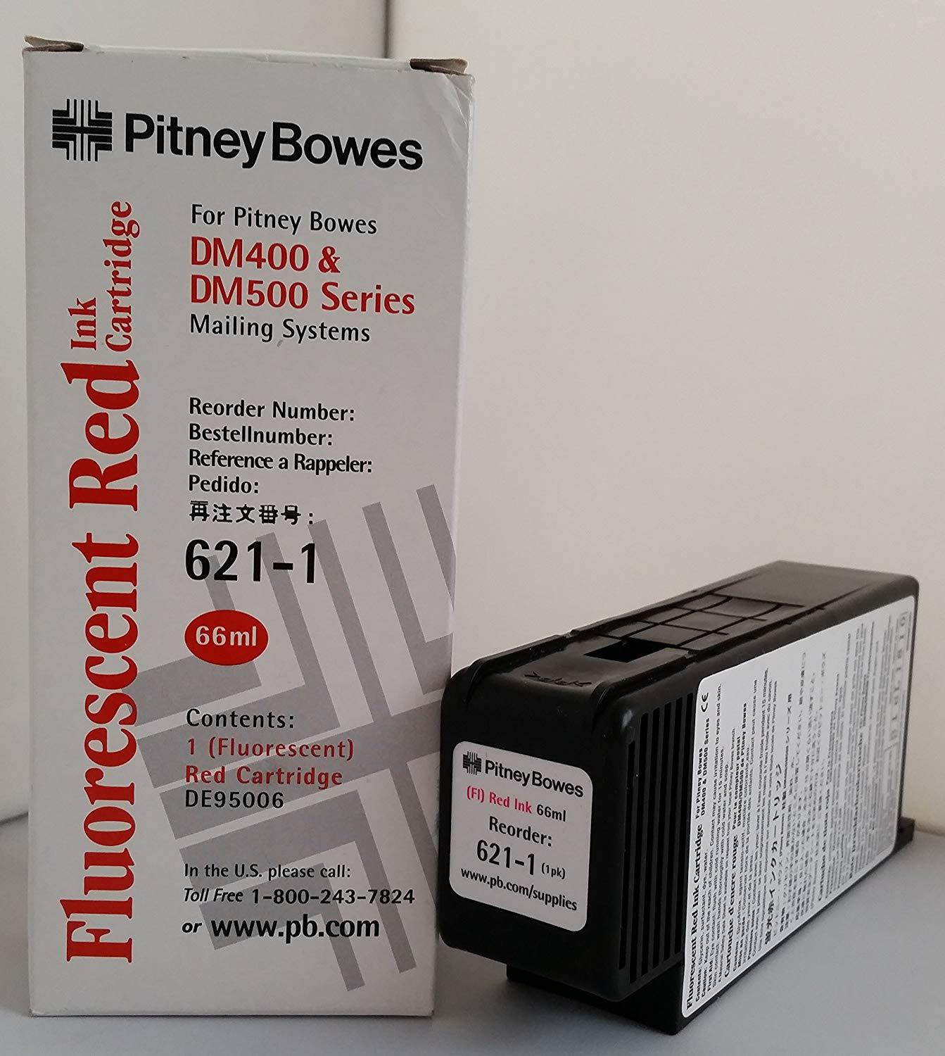 Original Pitney Bowes (FL) Red Ink 66ml #621-1