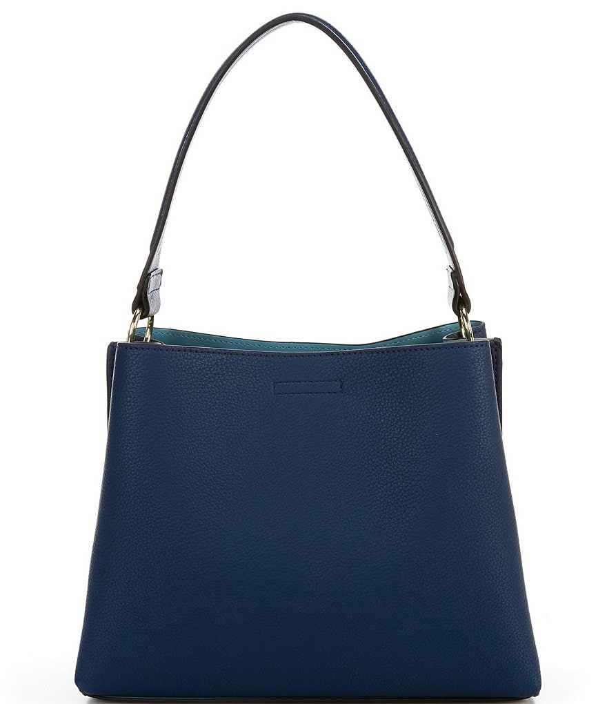 Dooney & Bourke Signature Hydrangea Monogram Collection Floral Hobo Bag