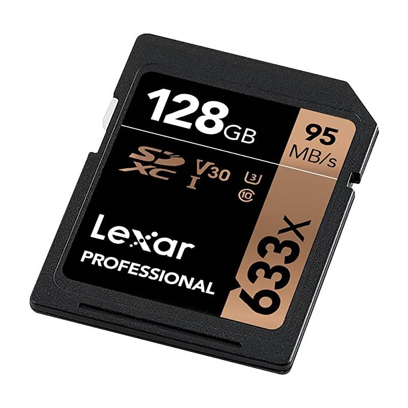 Professional 633x 128GB SDXC UHSI Card and Professional 633X 32GB SDHC UHSI Card