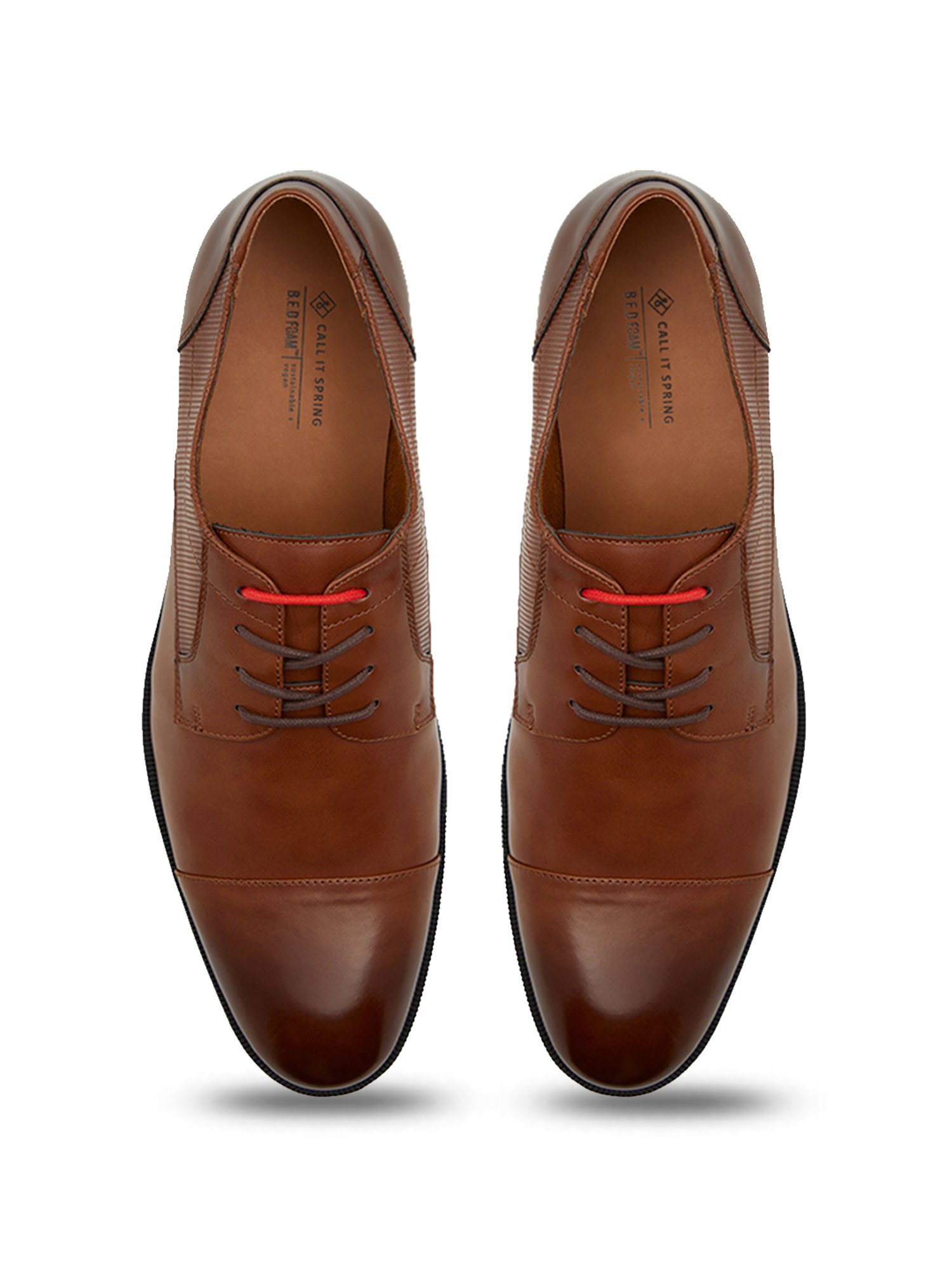 Call It Spring Men's Barbour Cognac Derby Shoes